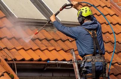 Démoussage et hydrofuge de toiture à Fieux